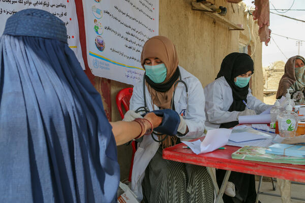 Gesundheitsmitarbeiterinnen in Afghanistan