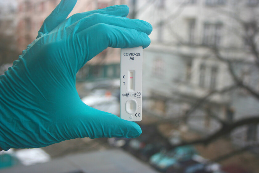 Testkassette eines Antigen-Schnelltests