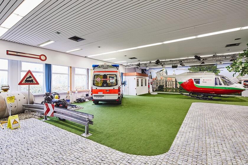 Die SAN-Arena der Johanniter-Akademie bietet ein realistisches Notfalltraining in Hannover.