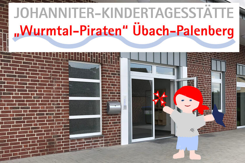 Eingang zur Johanniter-Kita "Wurmtal-Piraten" 