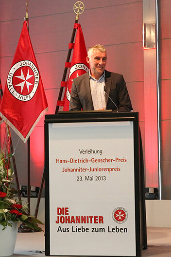 Mirko Slomka bei der Hans-Dietrich-Genscher Preisverleihung 2013