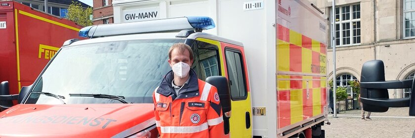 Fabian Winker, Leiter Sanitätsdienst Kiel