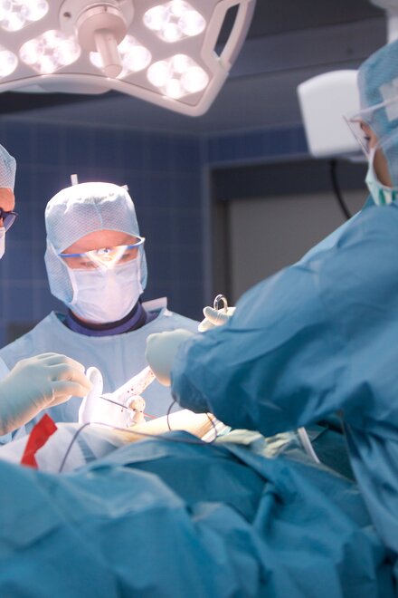 Operation im Endoprothetikzentrum