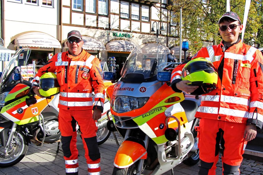 Die Johanniter-Stauhilfemotorradstaffel aus Salzgitter beendet die Saison.