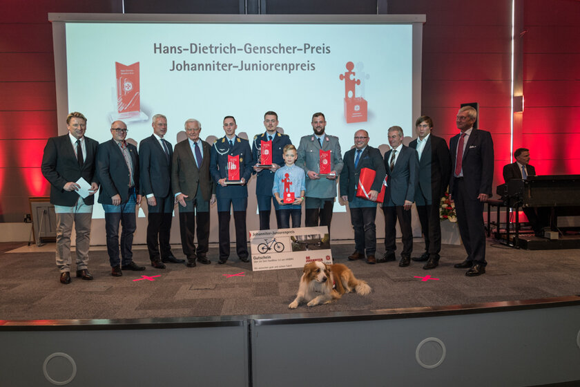 Die Preisträger 2017 des Hans-Dietrich-Genscher-Preis und Johanniter-Juniorenpreis